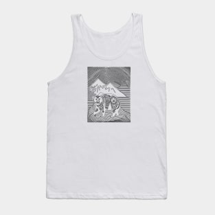 War Bear Warrior Adventure Art Tank Top